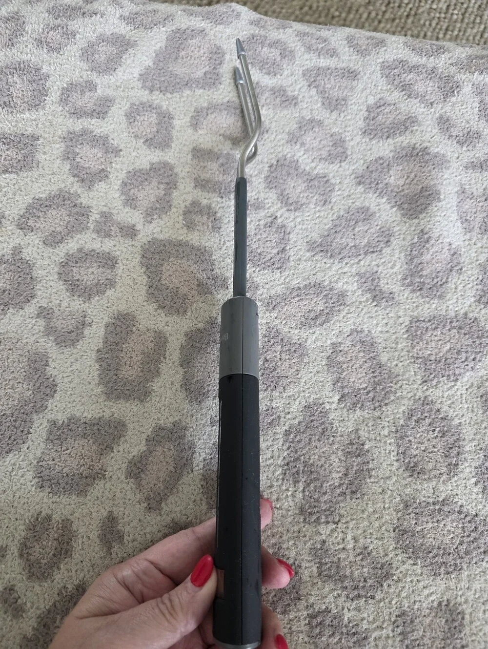 Brookstone Chef's Fork Digital Grill Thermometer Meat Stainless Steel Fork Cook